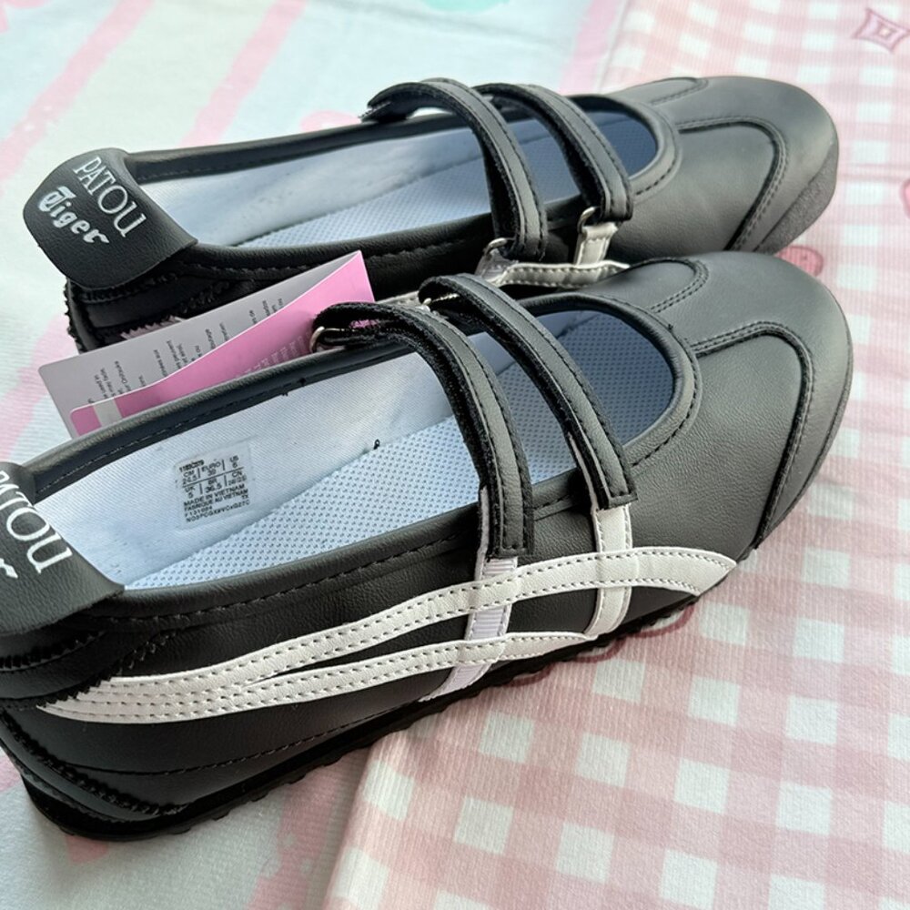 Onitsuka Tiger PATOU x Mexico 66 Ballerina 'Black White' - Picture 4 of 5